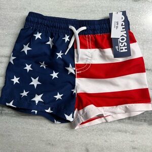 Baby Boys Stars & Stripes Swim Trunks